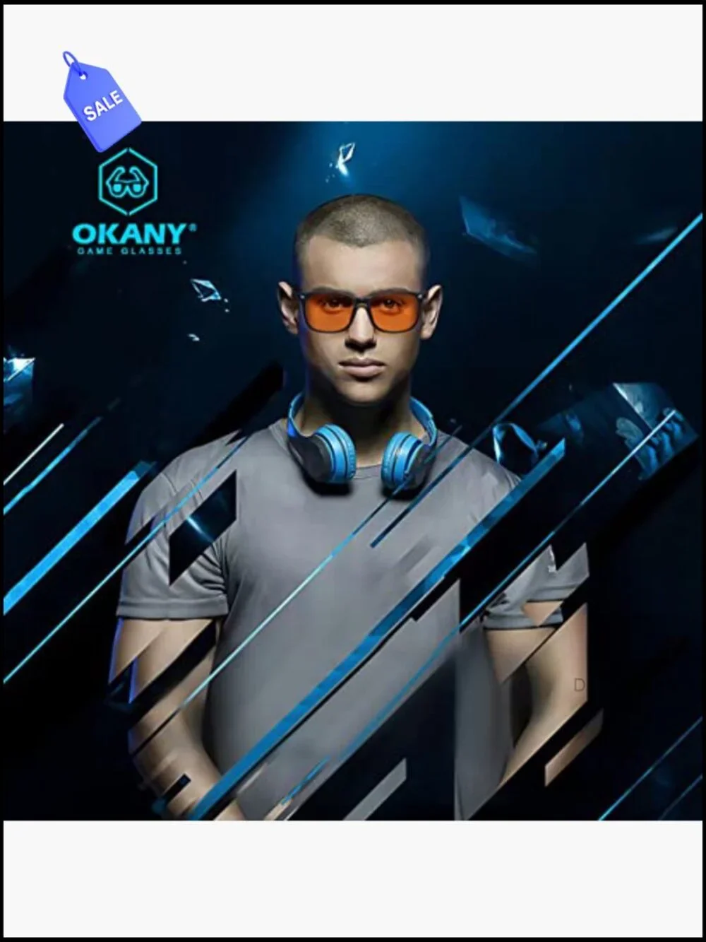 Blue Light Blocking Computer Glasses Gaming Eyewear Lightweight UV
